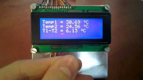 Arduino with dual DS18s20