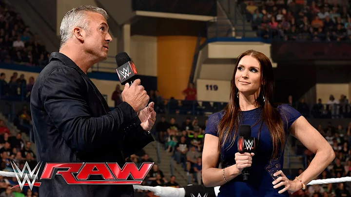 Stephanie McMahon interrupts her brother: Raw, Apr...