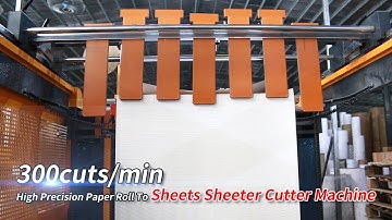 300 Cuts/Min Rotary Knife Paper Board Roll To Sheets Cutting Sheeting Machine Sheeter Cutter Machine