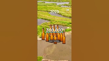 Turning glass🍾back into sand to save the coast