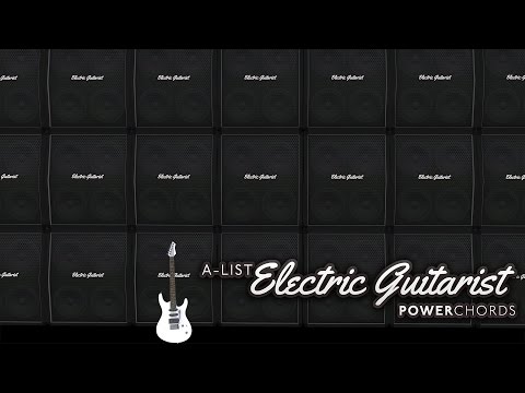 A-List Electric Guitarist Power Chords