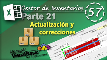 Gestor de Inventarios Parte 21 | Actualización | VBA Excel 2013 #57