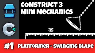 Construct 3 - Platformer Mini Mechanics Tutorial - Swinging Blade screenshot 5