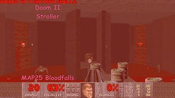 Doom II MAP25 "Bloodfalls" Stroller in 1:39