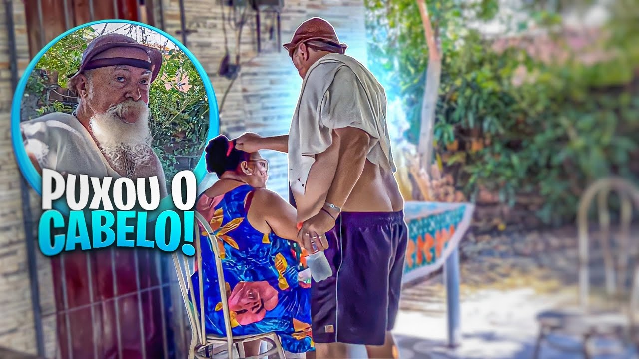 O VOVÔ LUIZ DO SOM FICOU DOIDO PUXOU O CABELO DE ZAZA | LUIZ DO SOM