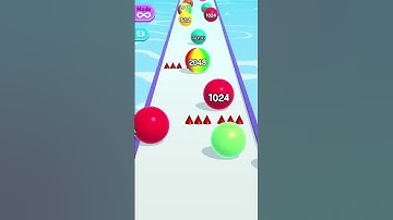 ball merge 2048 #ballmerge2048 #ballrun2048 #shorts