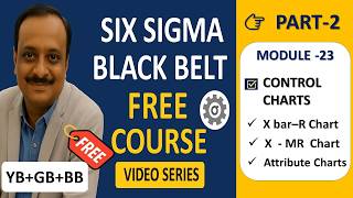 PART - 2 (Module 23): Control Charts | Free Six Sigma Black Belt, Green Belt, Yellow Belt Course