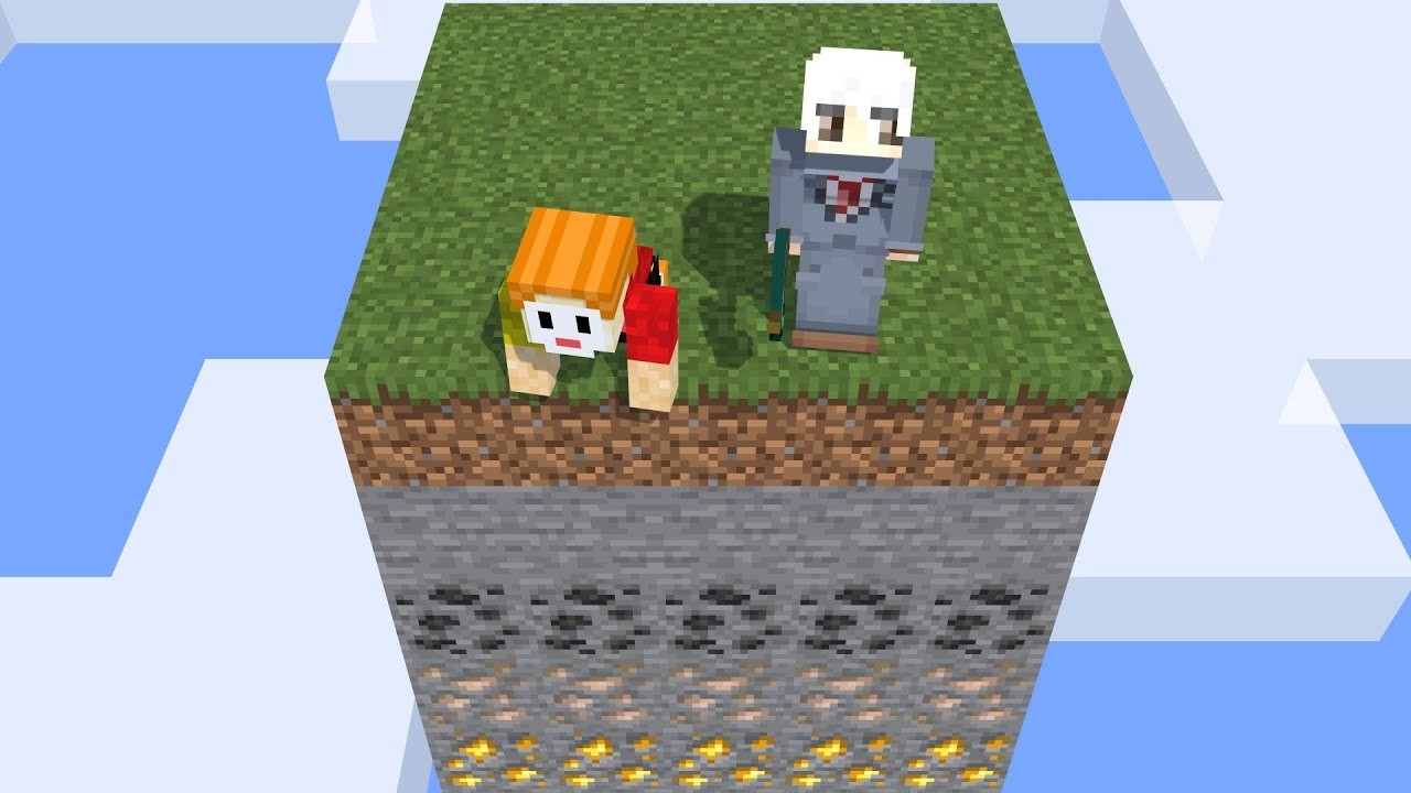 【マイクラ】ワンチャンクしかない世界でエンドラ討伐してみた結果！？【ゆっくり実況】