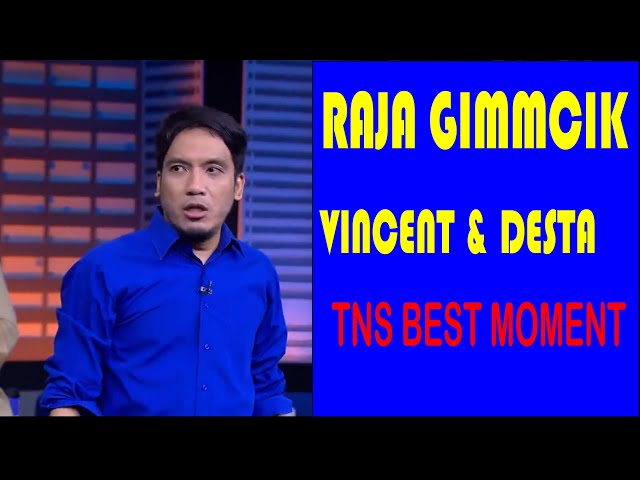 [ Part 1 ] Raja Gimmick Vincent Desta ~ Tonight Show Paling Lucu class=