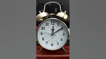 Sharp SPC800 Twin Bell Alarm Clock Ring Test 