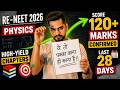 RE-NEET 2026 Physics Strategy 🔥 | 28 Days Plan for 120+ Marks | Sachin sir