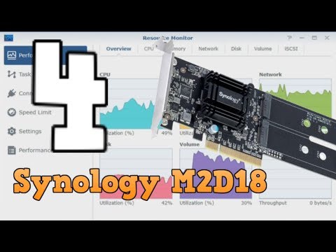 Synology M2D18 Performance Test 4 - HDD Volume WITH SSD Cache