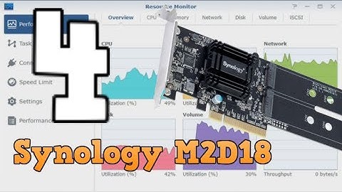 Synology M2D18 Performance Test 4 - HDD Volume WITH SSD Cache