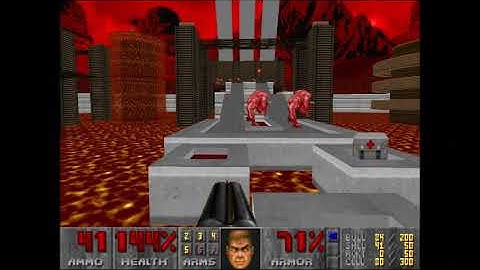 Doom 2 Doomworld Mega Project 2017 Level 50 UV with 93.19% in 24:39