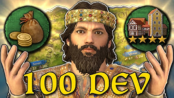 I Reached 100 DEVELOPMENT by Playing TALL in Crusader Kings 3!