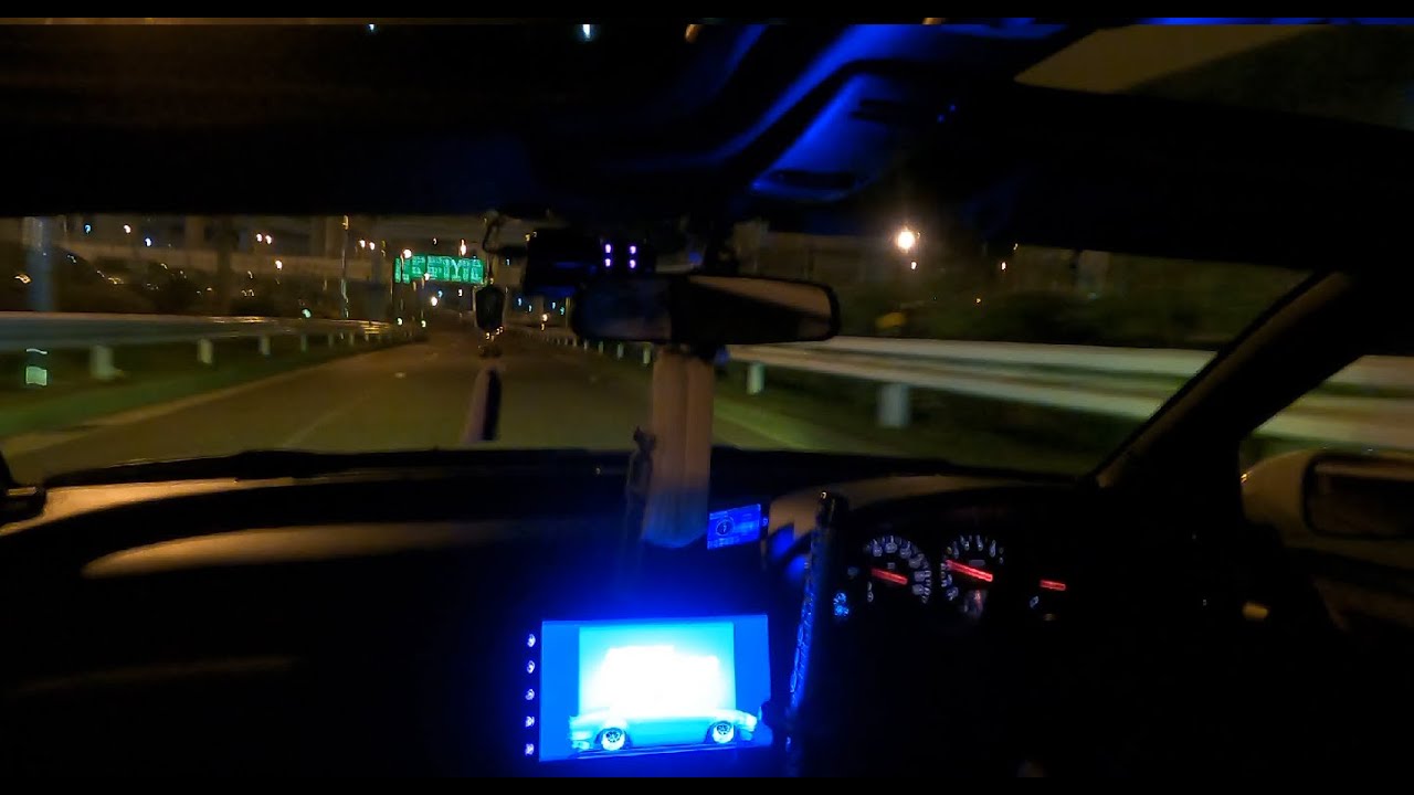 Wangan midnight ride from Daikoku PA in my z32 - YouTube