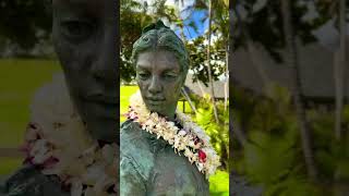 A Statue Next to the Laie Hawaii Temple