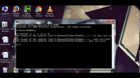 how to Unhide Hidden Files in USB using cmd
