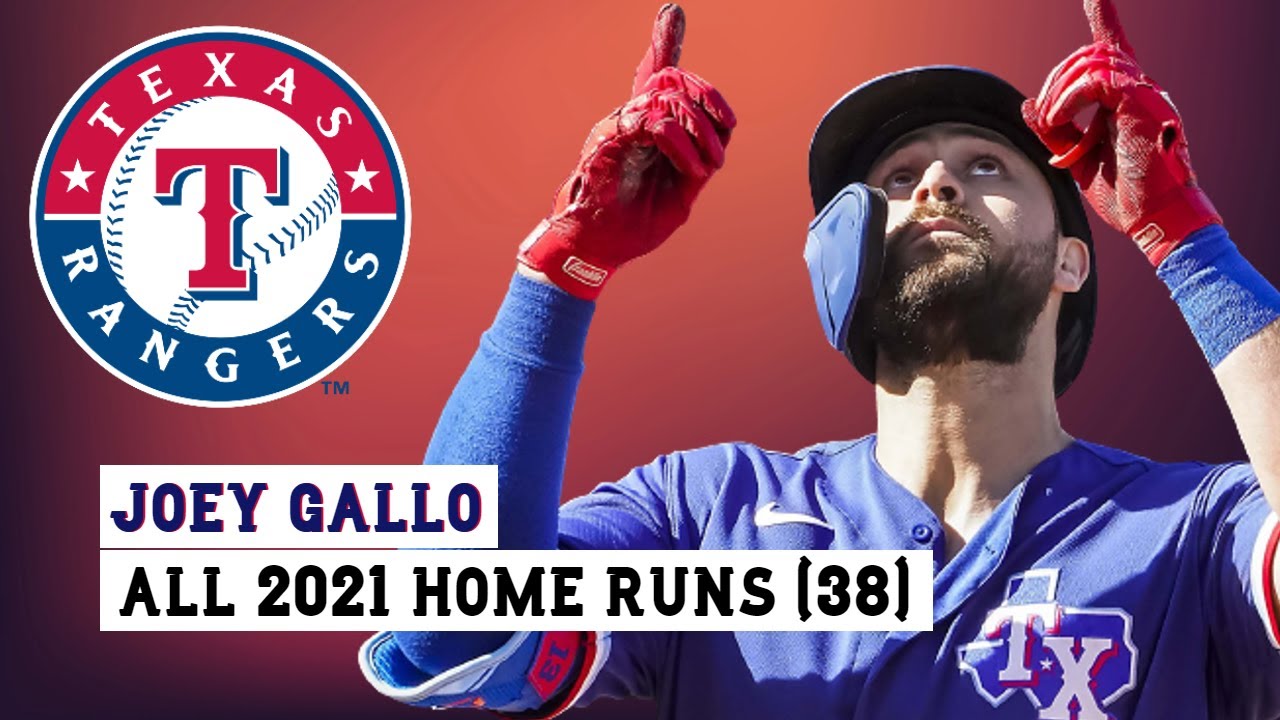 Joey Gallo (#13) All 38 Home Runs of the 2021 MLB Season 