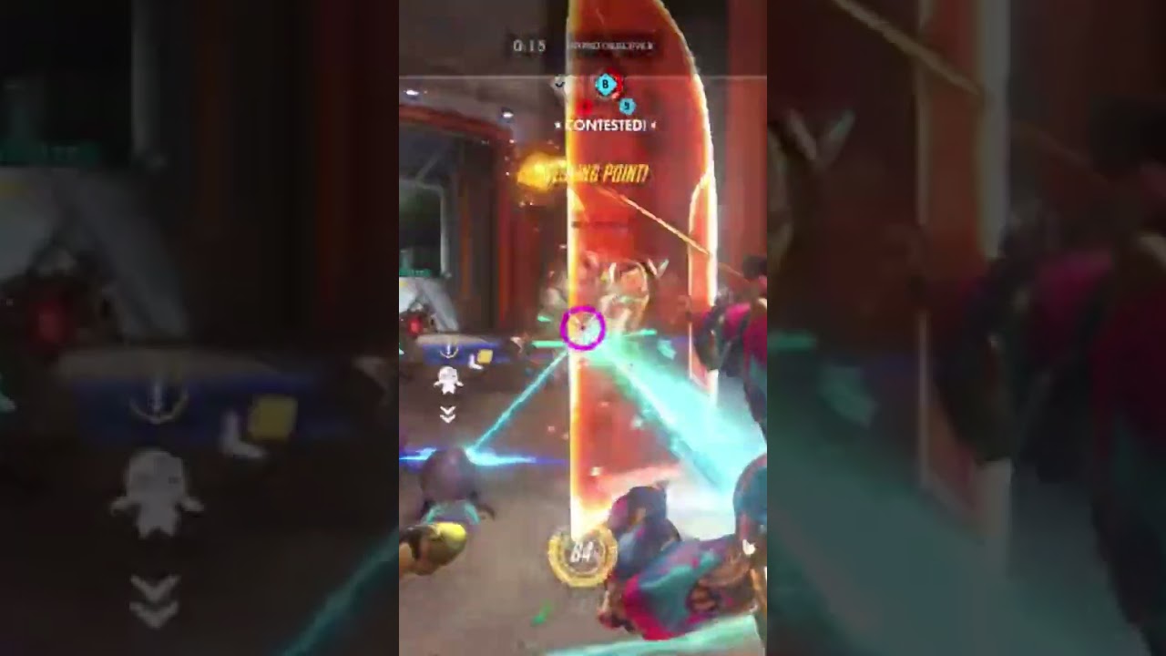 Symmetra Shocks with Quadruple Kill in 