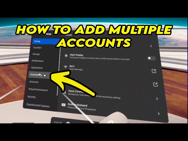 How to Add Multiple Accounts to Meta (Oculus) Quest 2