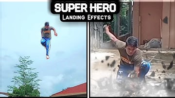 Super Hero Landing Effects | Video Editing Tutorial | Kinemaster Video Editing | RuelTV