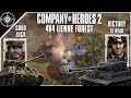 Allied Tenacity vs Overconfident Axis | 4v4 Lienne Forest | CoH2 Cast #89