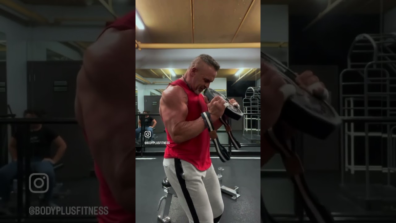 Try this unique way to work your brachial radialis #fit #motivation #motivationfitness