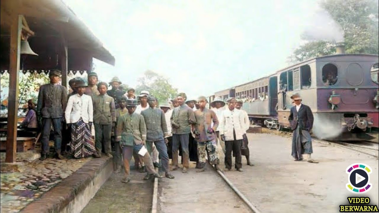 Mudik Lebaran Zaman Belanda | Video Langka Berwarna