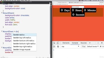 JavaScript Exercise Countdown Timer : Some CSS Styling for Countdown