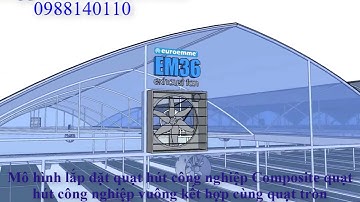 Lắp đặt quạt hút công nghiệp | Quạt hút công nghiệp Composite