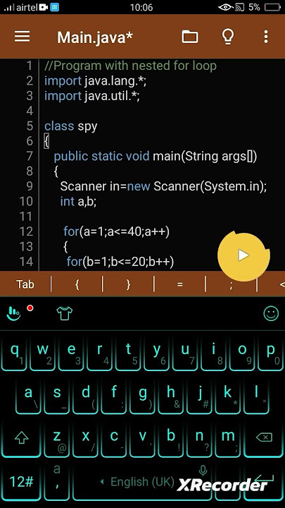 Java Programming using Jvdroid👍👍