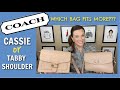 Coach Cassie & Tabby Shoulder Bag   |  Which Fits More?