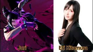 Character and Voice Actor - Street Fighter 6 Japanese - Juri - Eri Kitamura