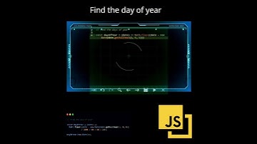 find the day of the year | javascript tutorial #shorts #javascript #html #css