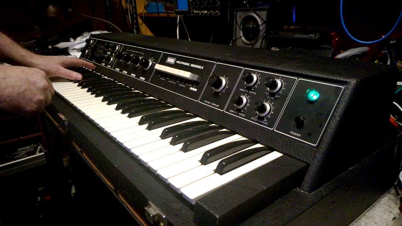 ビンテージ　KORG ポリフォニックアンサンブル PE-1000 Korg PE1000 Polyphonic Ensemble - YouTube