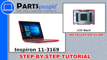 Dell Inspiron 11-3169 (P25T002) LCD Back How-To Video Tutorial