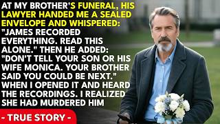 At My Brother's Funeral, His Lawyer Handed Me a Sealed Envelope: He Said You're in Danger. Don't...