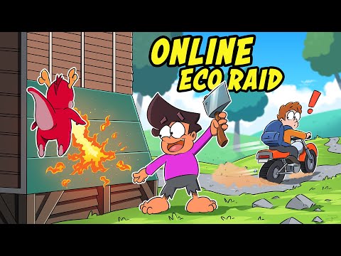 I Actually Online Eco Raided Someone In This New Survival Game