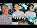 FIRST TIME DOING MINI TWISTS FOR LENGTH RETENTION | Shaaanelle