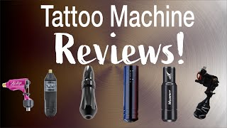 Reviewing Popular Tattoo Machines! (Links in Bio)