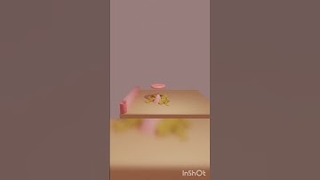 Mulecular monkey vs. cone #shorts #shortsart #blender3d #youtube #3d #youtuber #simulation #3dart