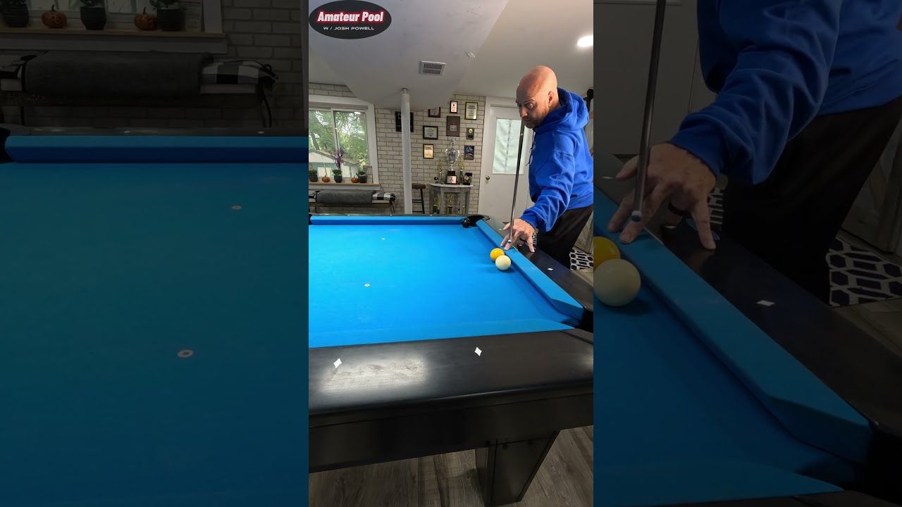 You Can CURVE the Cue Ball Off of The Rail !