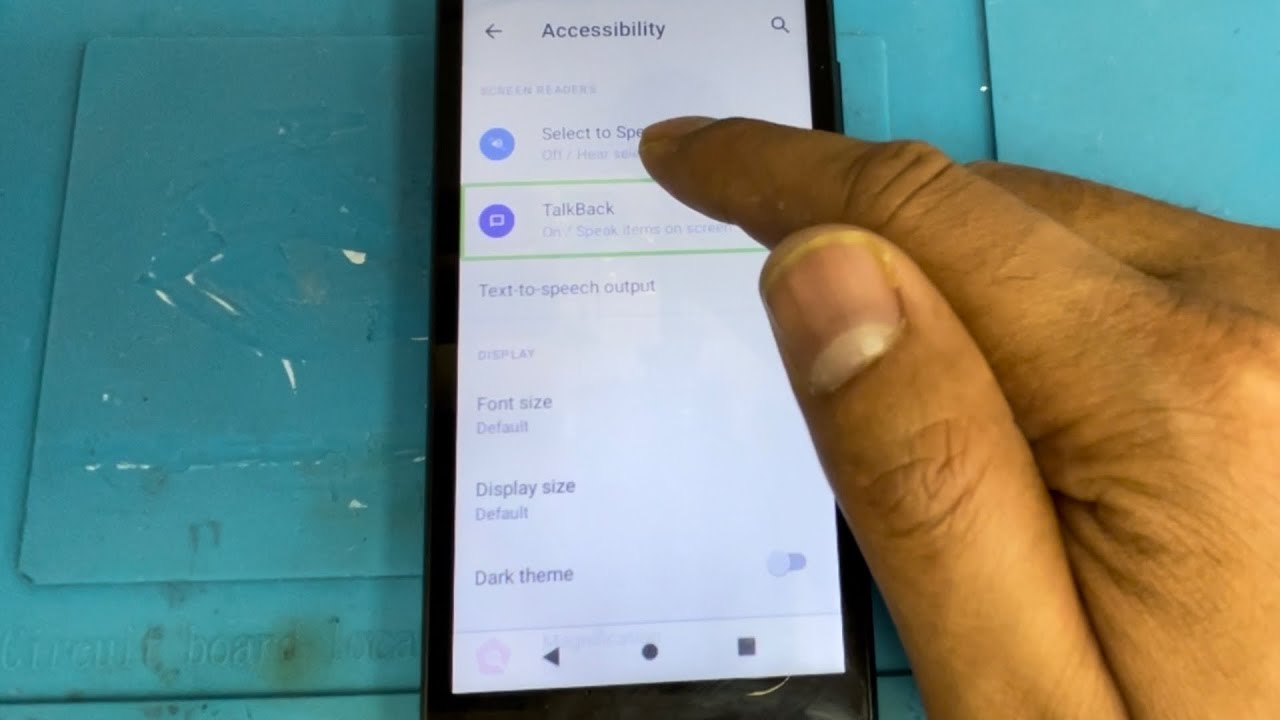 How to schok volt sv55 talkback on turn off - YouTube