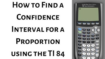 How to Find a Confidence Interval for a Proportion using the TI 84