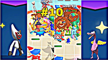 Merge Master Rainbow run 3D || Level 40 - 42 || Monkey Beast Gaming