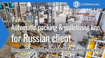 CORINMAC: Fully Automatic Packing & Palletizing Line for Russian Client