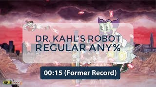 Cuphead - Dr Kahl's Robot Regular Any% - World Record Speedrun 00:15 (WR-tie) OBSOLETE