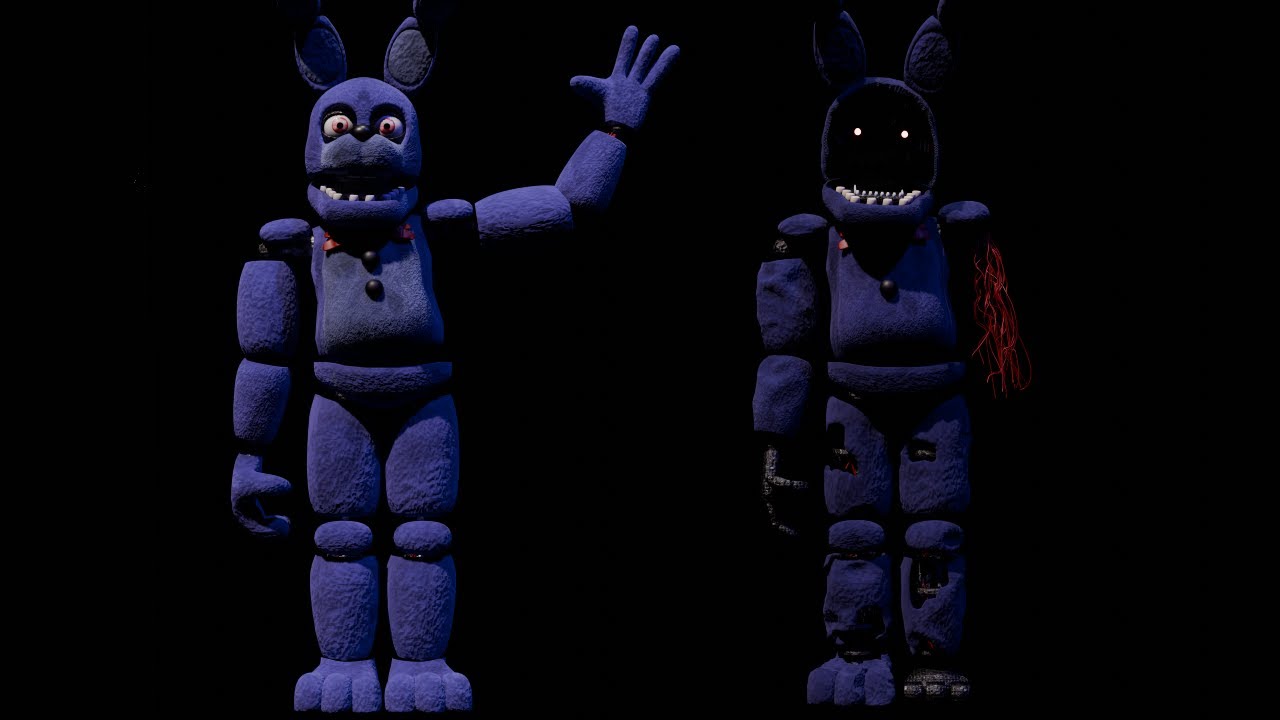 Withered and UnWithered Bonnie Showcase