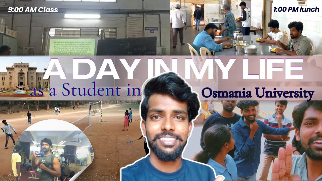 A Day in my life as a student in Osmania University 🎓😍 || Mr Narendhar || Vlog ||